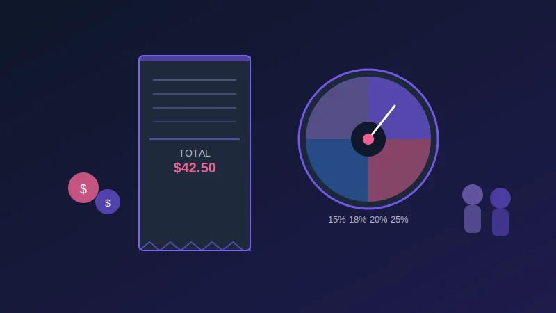 Tip Calculator — Restaurant tip and bill split calculator for groups