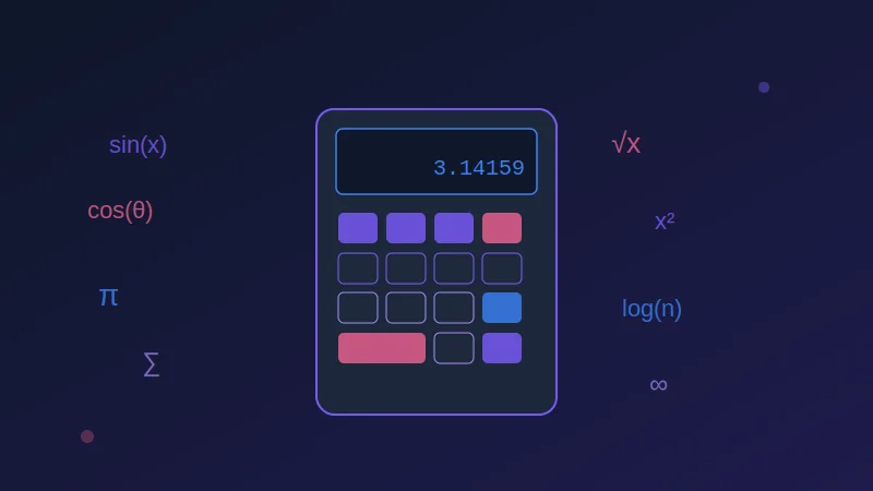 Scientific Calculator — Trigonometry, logarithms and advanced math functions