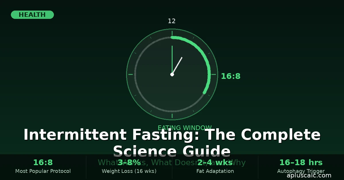 Intermittent fasting complete science guide